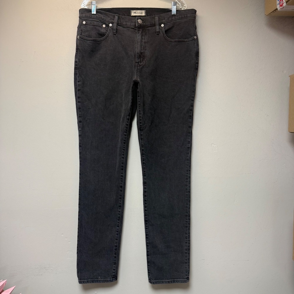 Madewell Skinny Jeans in Charcoal Black